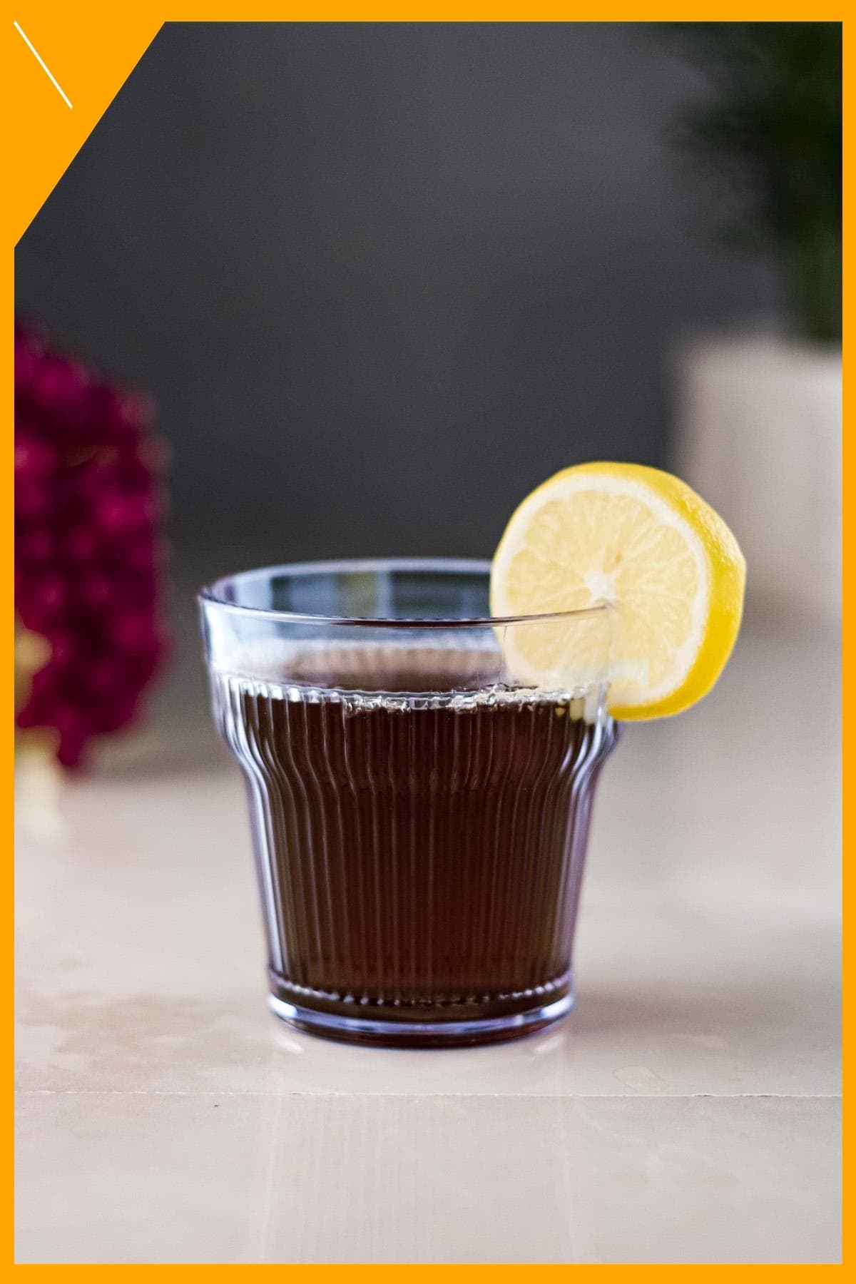 Barok Lacivert 6'lı Kırılmaz Akrilik Su Meşrubat Kahve Yanı Bardak Seti 300ml