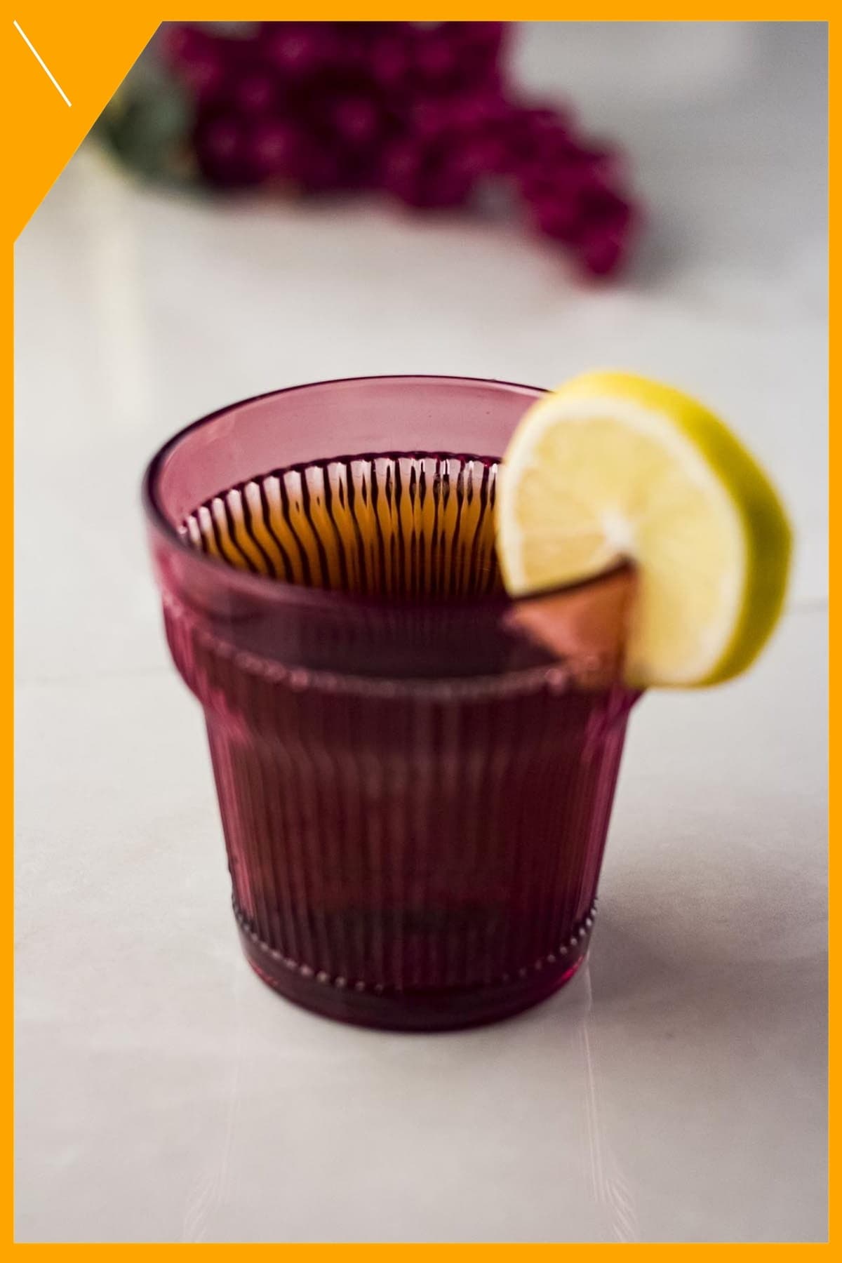 Mürdüm Rengi Kırılmaz Akrilik 6'lı Bardak Seti, Su & Meşrubat Bardağı 300 ml